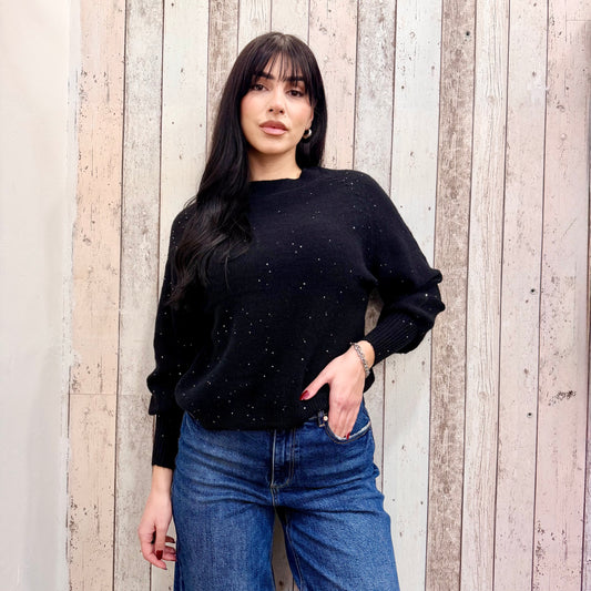 MAGLIONE HOLIDAY NERO