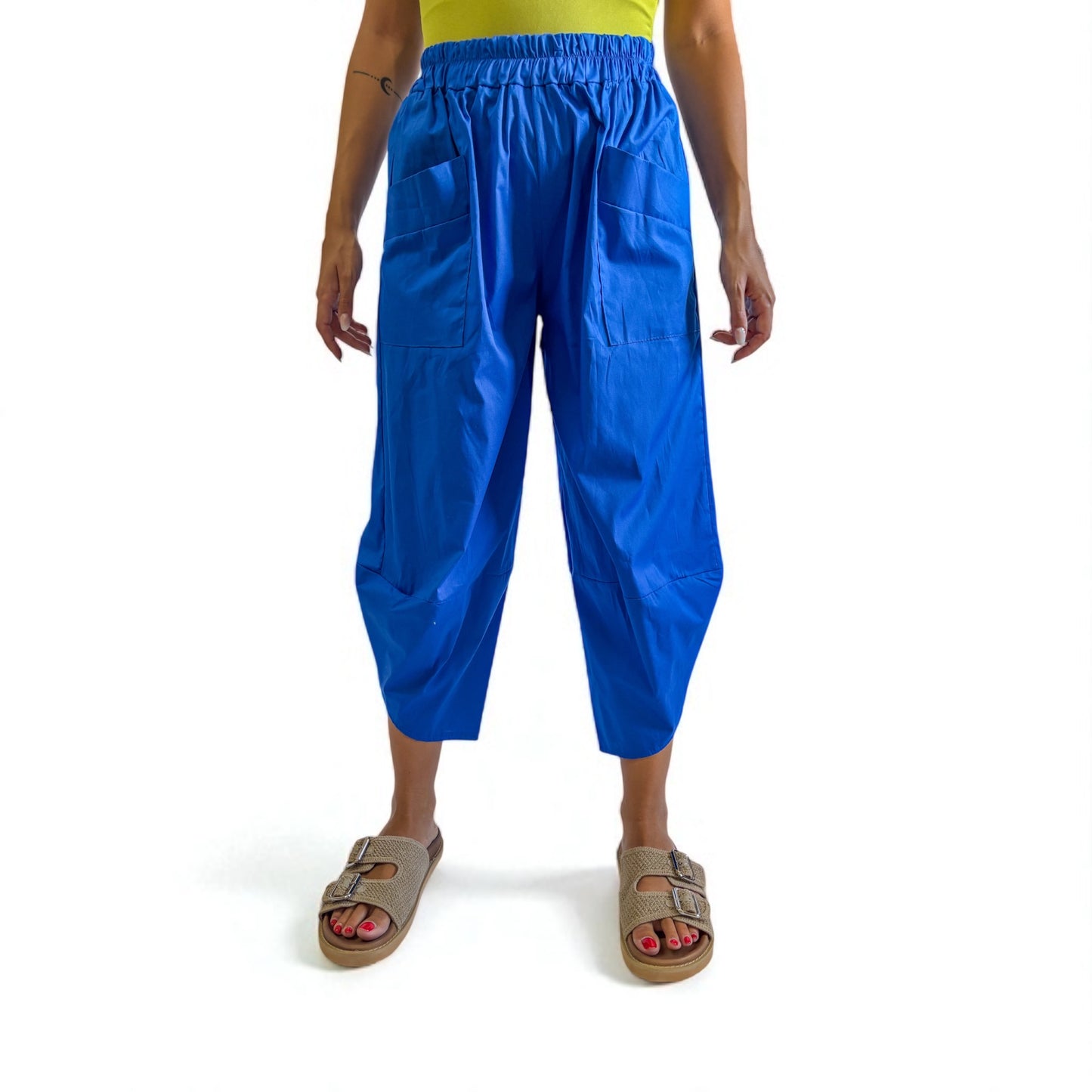 PANTALONE JAPAN BLU ELETTRICO