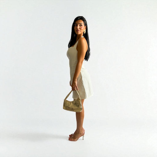 VESTITO PIN-UP BIANCO