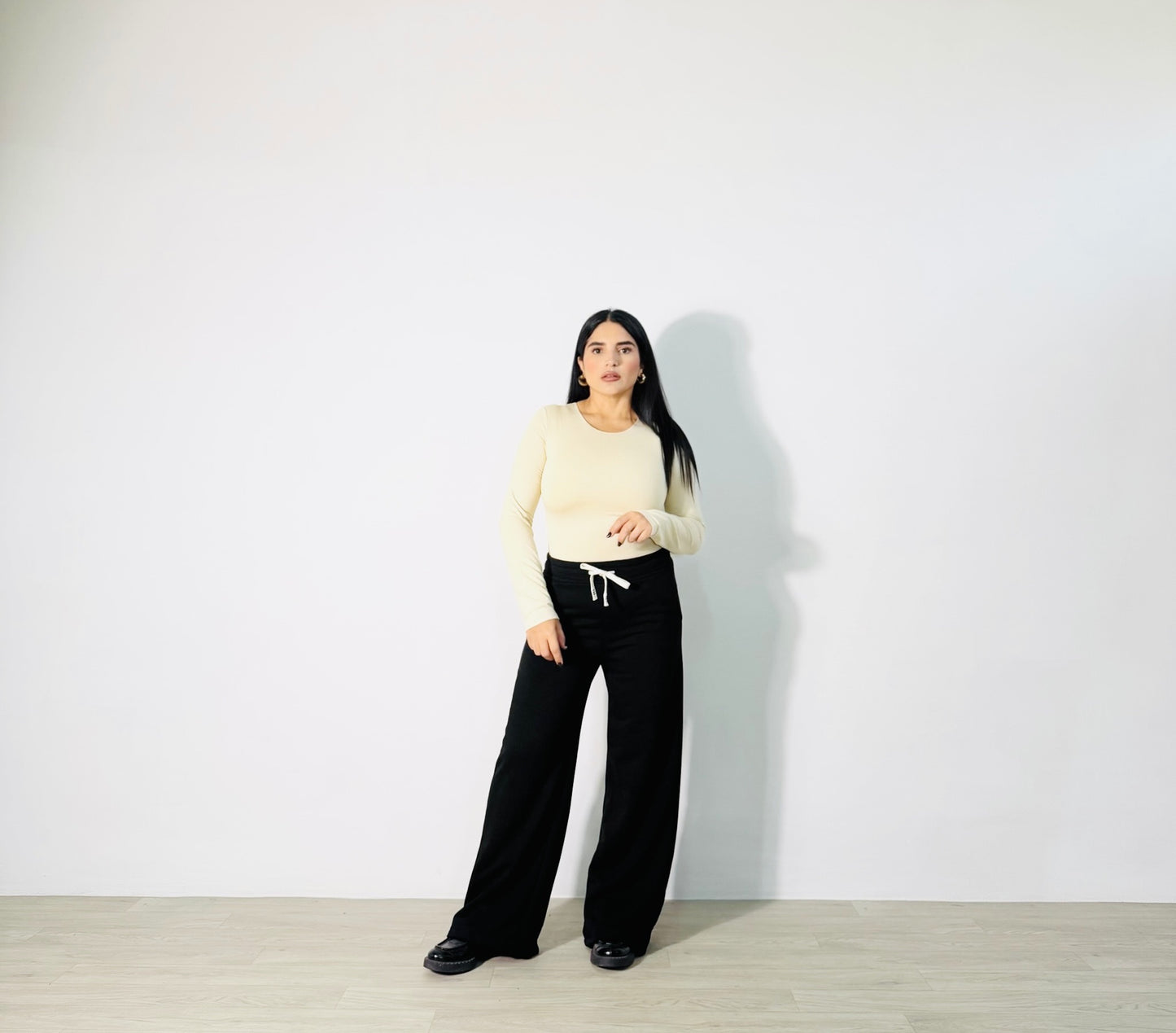 PANTALONE TUTA RELAX NERO