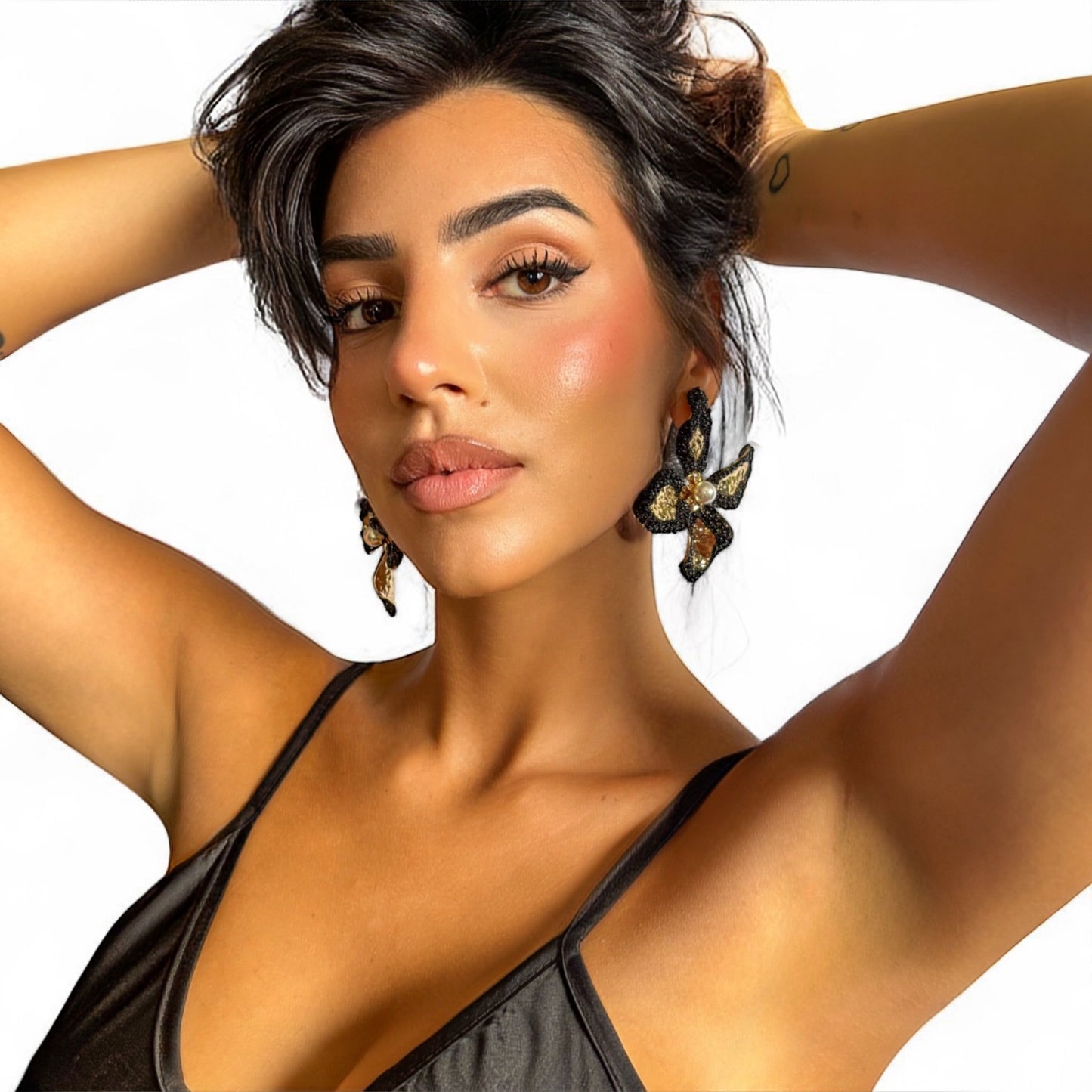 ORECCHINI FIORE DORATO